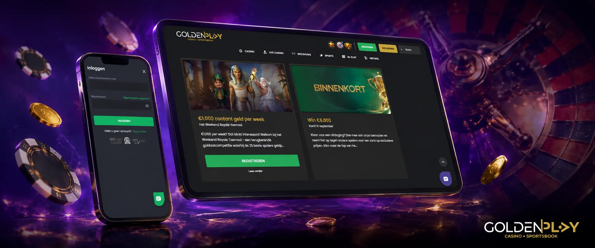 Golden Play betaalmethoden en valuta